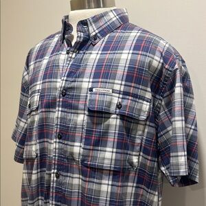 Field & Stream Short-Sleeve Plaid Button-Up Shirt